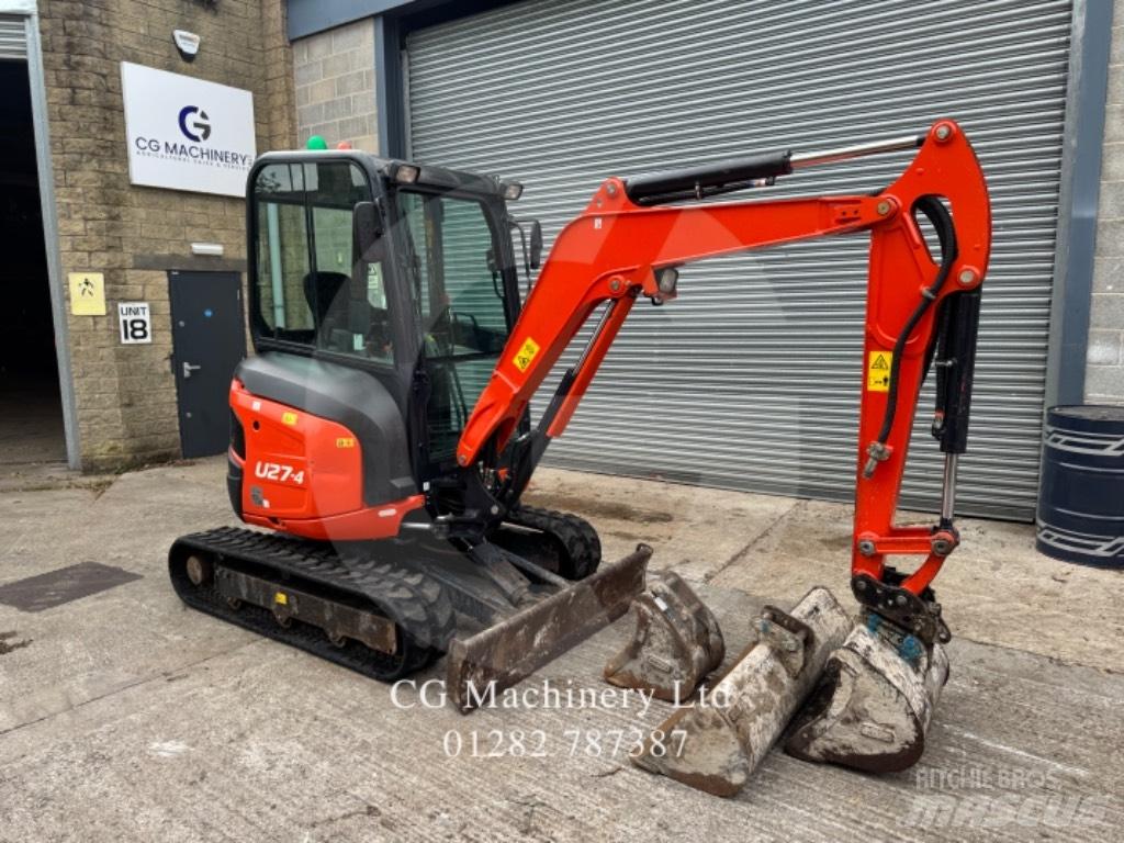 Kubota U 27-4 Mini ekskavatoriai < 7 t