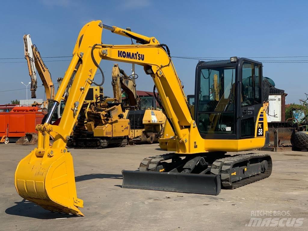 Komatsu PC58-8 Mini ekskavatoriai < 7 t