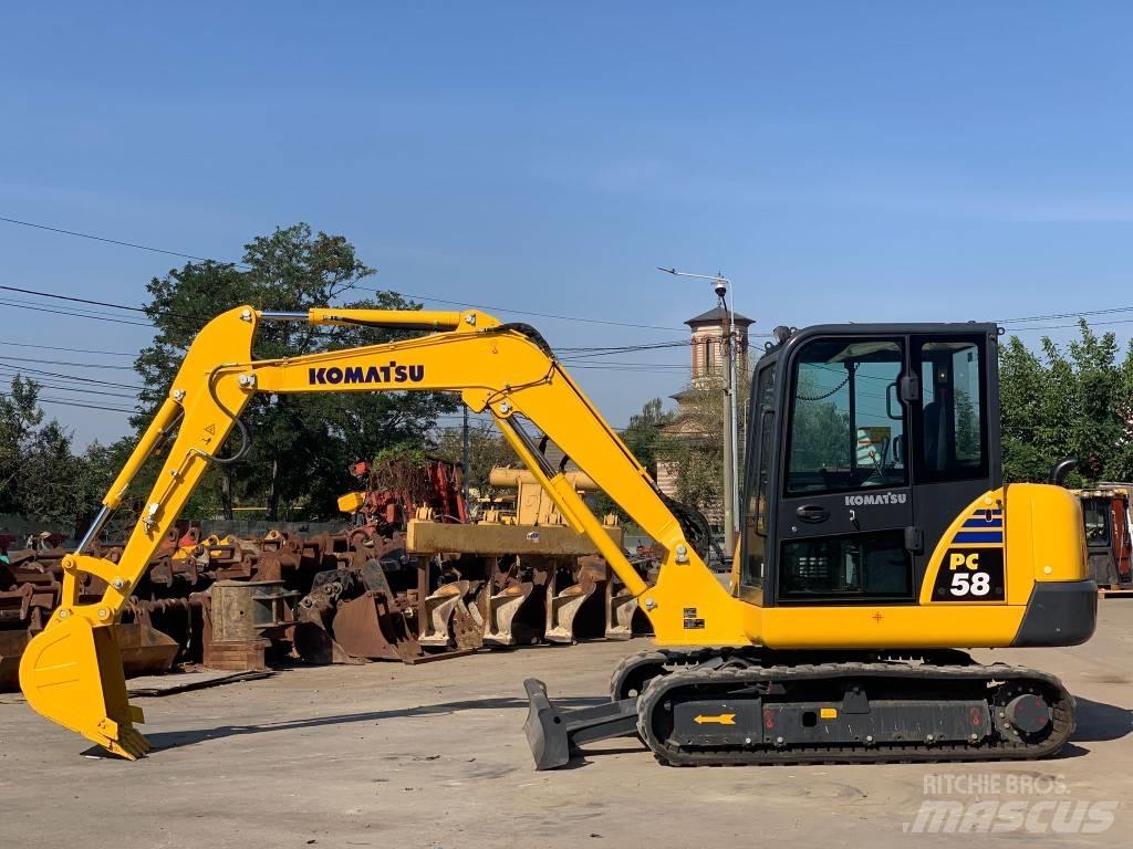 Komatsu PC58-8 Mini ekskavatoriai < 7 t