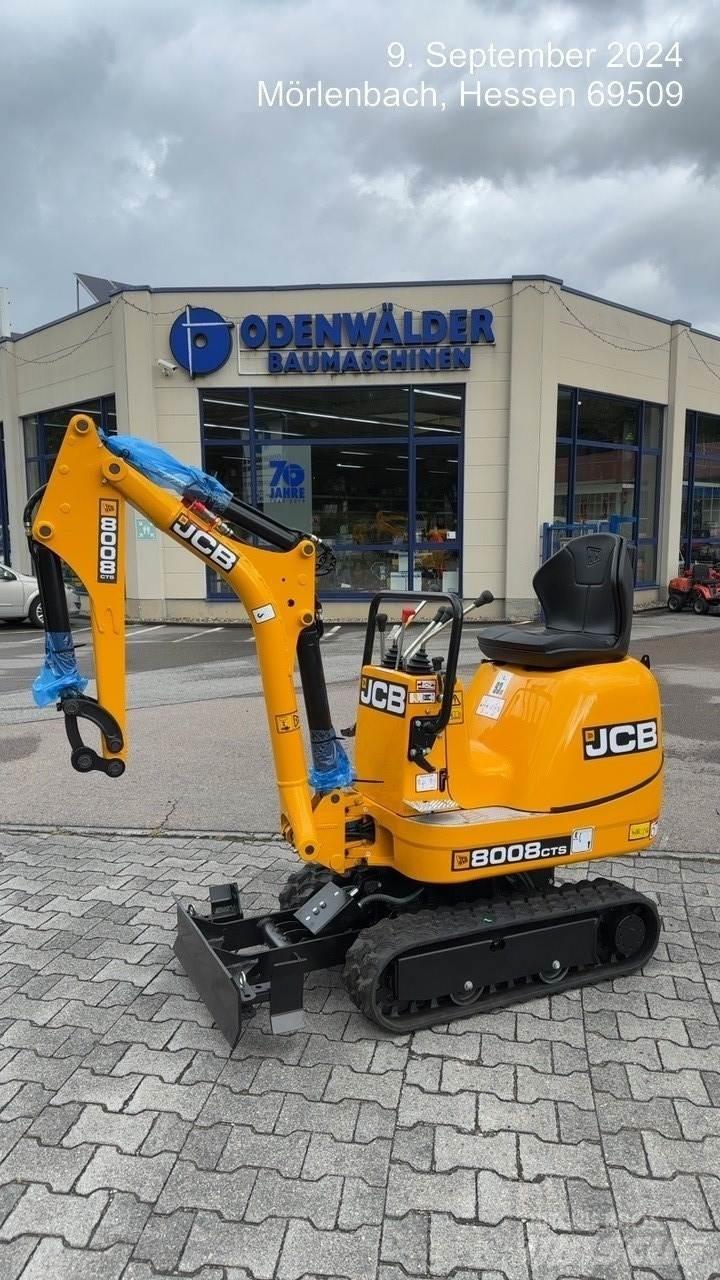 JCB 8008CTS Mini ekskavatoriai < 7 t