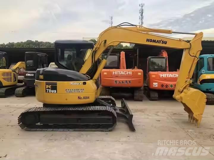 Komatsu PC78US Vidutinės galios ekskavatoriai 7-12 t