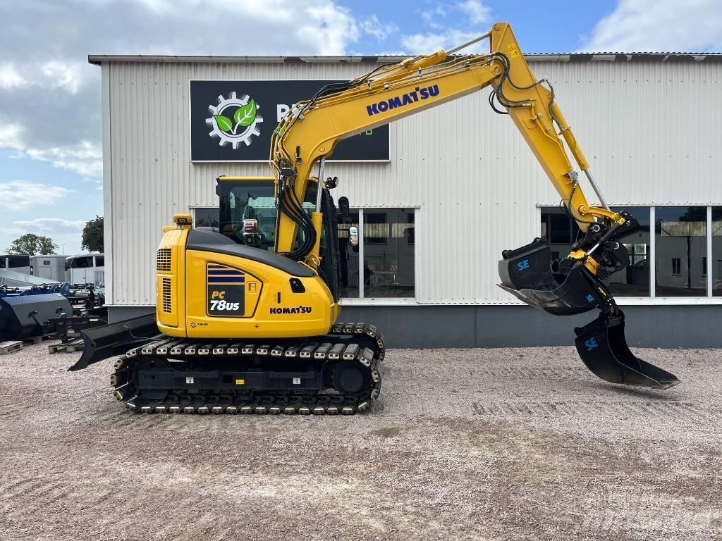 Komatsu PC78US-11E0 Vidutinės galios ekskavatoriai 7-12 t