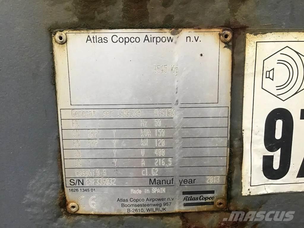 Atlas Copco QAS 150 Kiti generatoriai