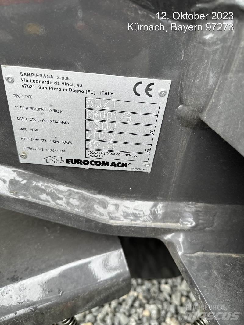 Eurocomach 50ZT Mini ekskavatoriai < 7 t