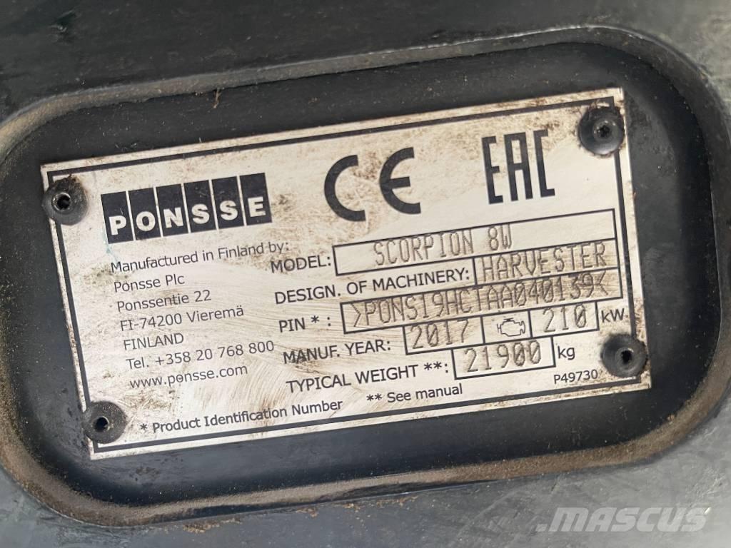 Ponsse Scorpion Miško technika (Harvesteriai)