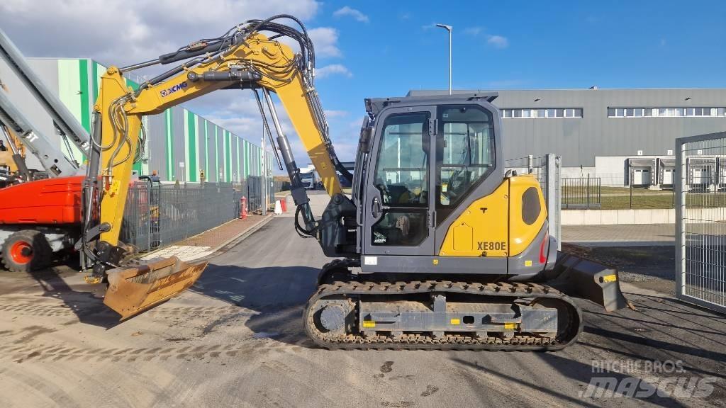XCMG XE 80 E Vidutinės galios ekskavatoriai 7-12 t
