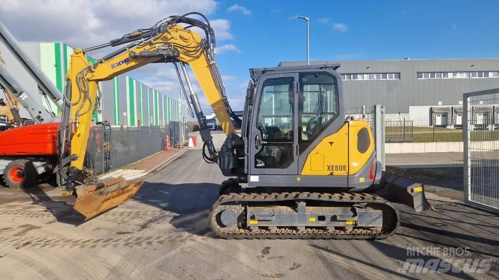 XCMG XE 80 E Vidutinės galios ekskavatoriai 7-12 t