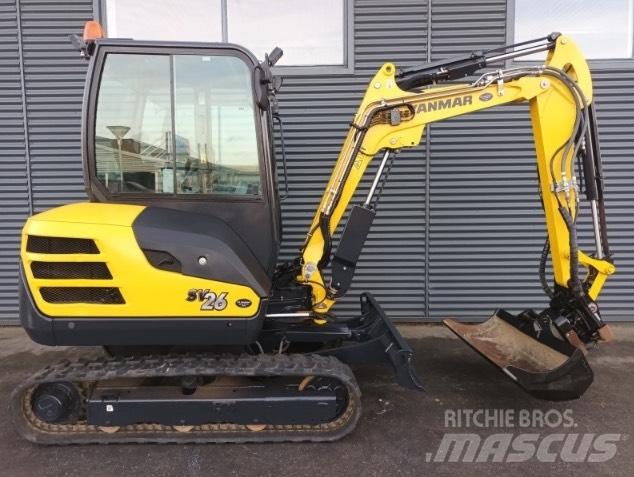 Yanmar SV 26 Mini ekskavatoriai < 7 t