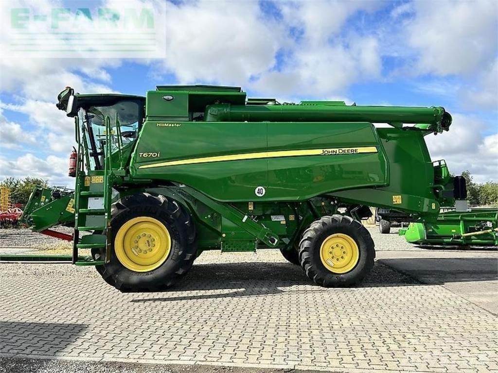 John Deere t670 hm Derliaus nuėmimo kombainai