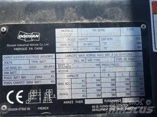 Doosan D30 Plus Dyzeliniai krautuvai