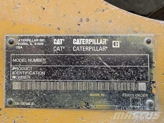 CAT 980 G Naudoti ratiniai krautuvai