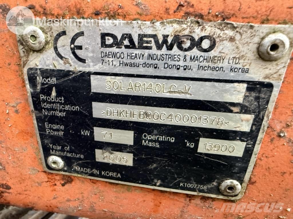 Daewoo Solar LCV Vikšriniai ekskavatoriai