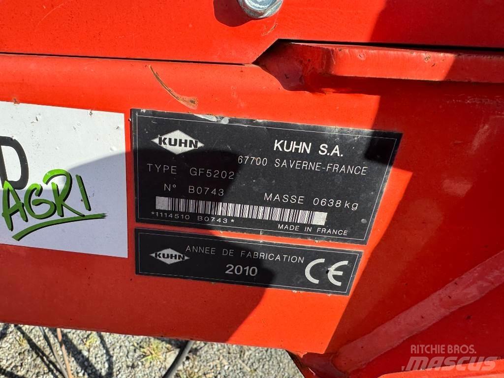Kuhn GF5202 Šieno grėbliai ir vartytuvai