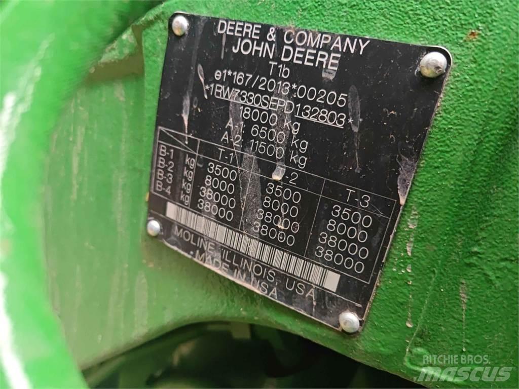 John Deere 7R 330 Traktoriai