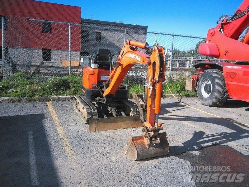 Kubota U 17 Mini ekskavatoriai < 7 t