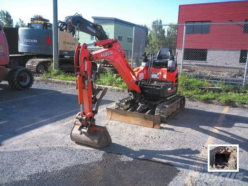 Kubota U 17 Mini ekskavatoriai < 7 t