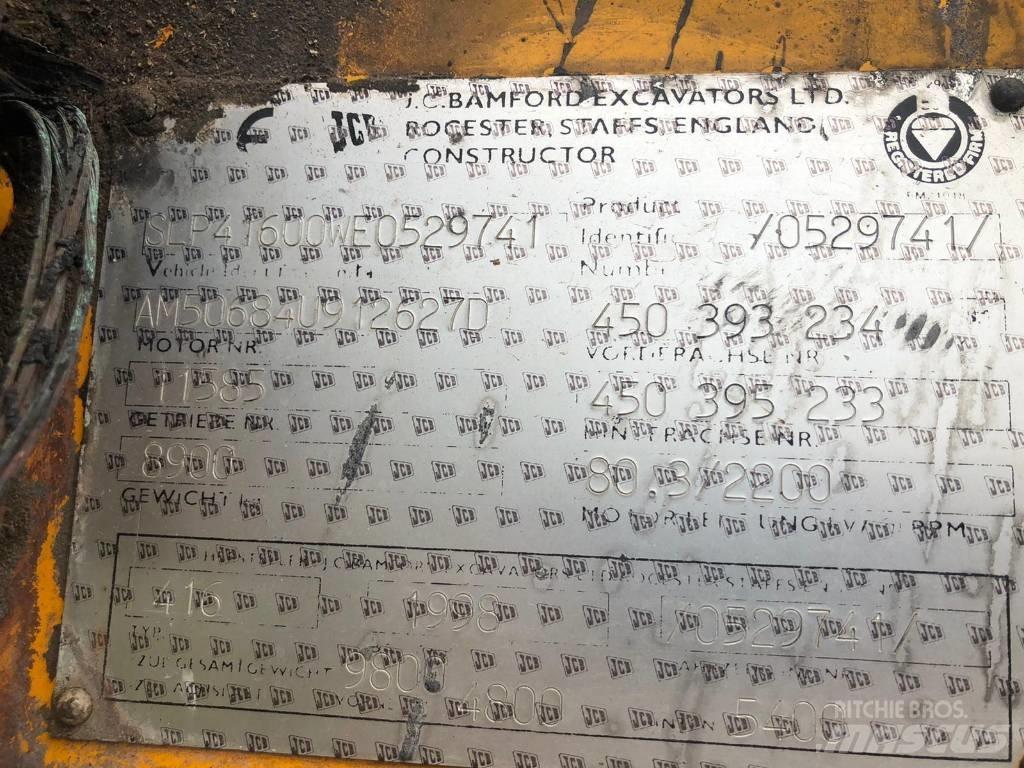 JCB 416 B FOR PARTS Naudoti ratiniai krautuvai