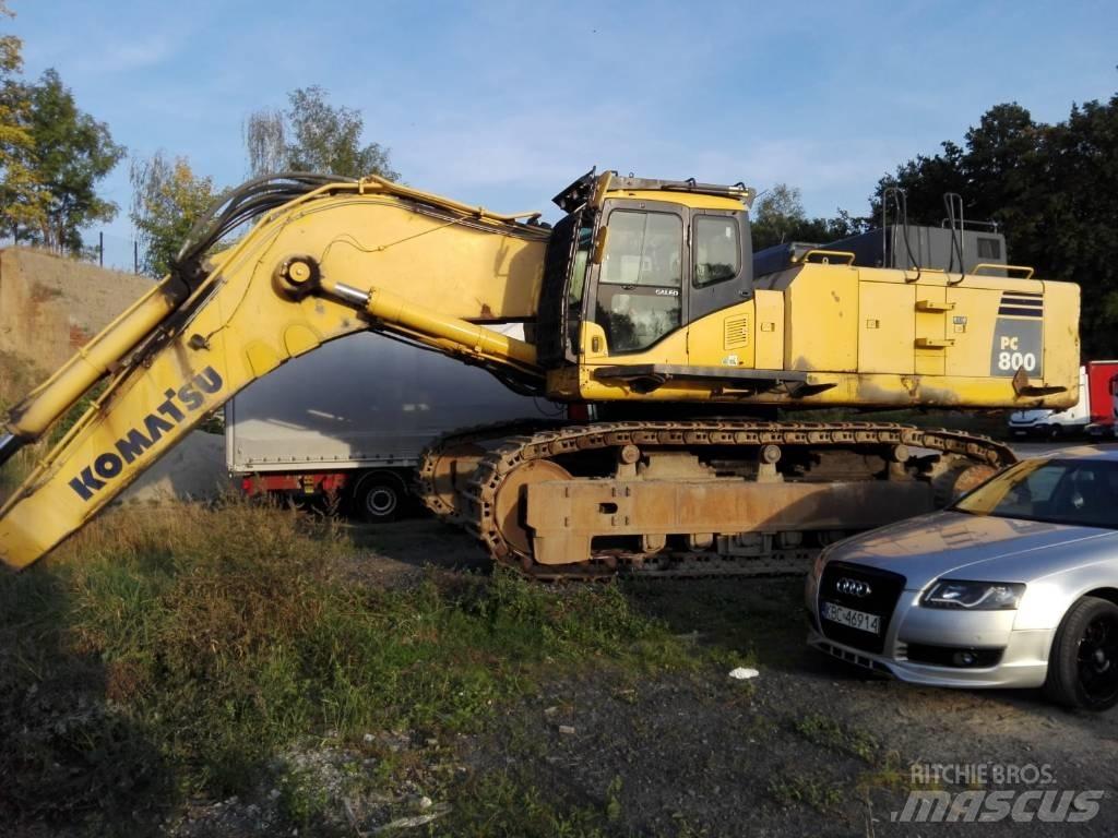 Komatsu PC800-8 Vikšriniai ekskavatoriai