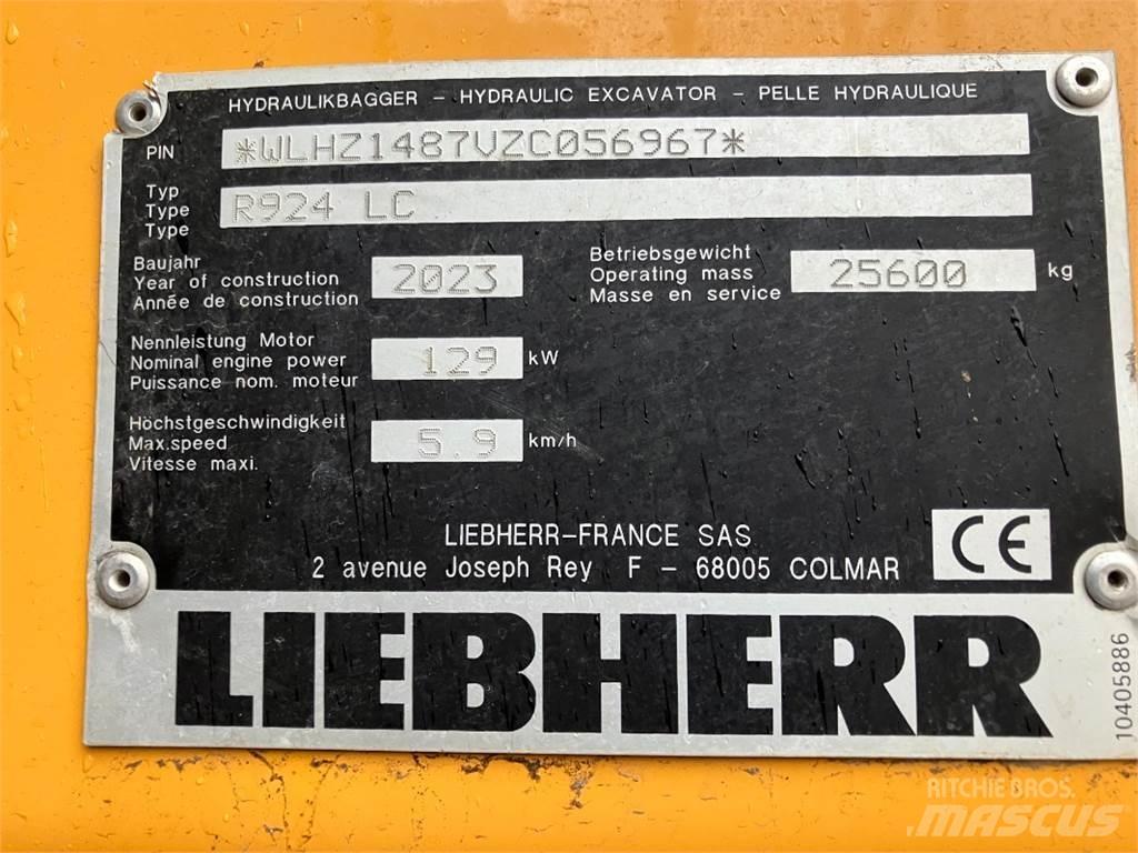 Liebherr R924 Vikšriniai ekskavatoriai