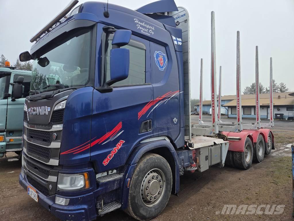 Scania R730 Miškovežių vilkikai