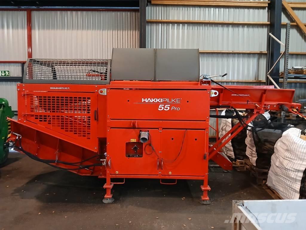 Hakki Pilke 55 Pro Medžių skaldymo, pjovimo ir lupimo įrengimai