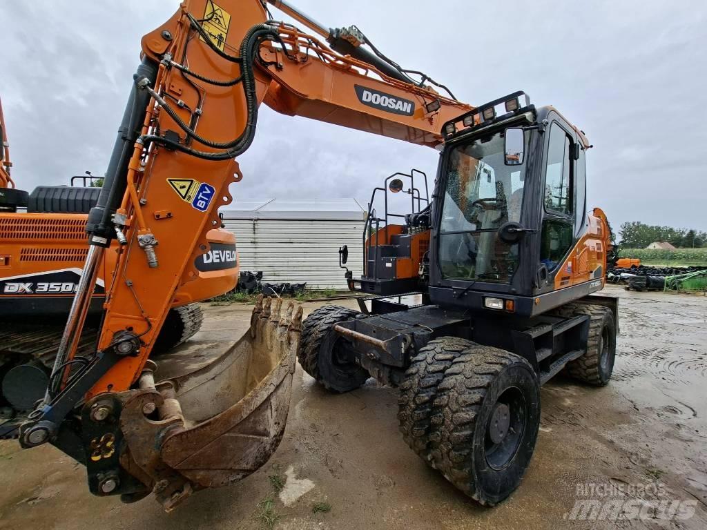 Doosan DX165W-5 Ratiniai ekskavatoriai