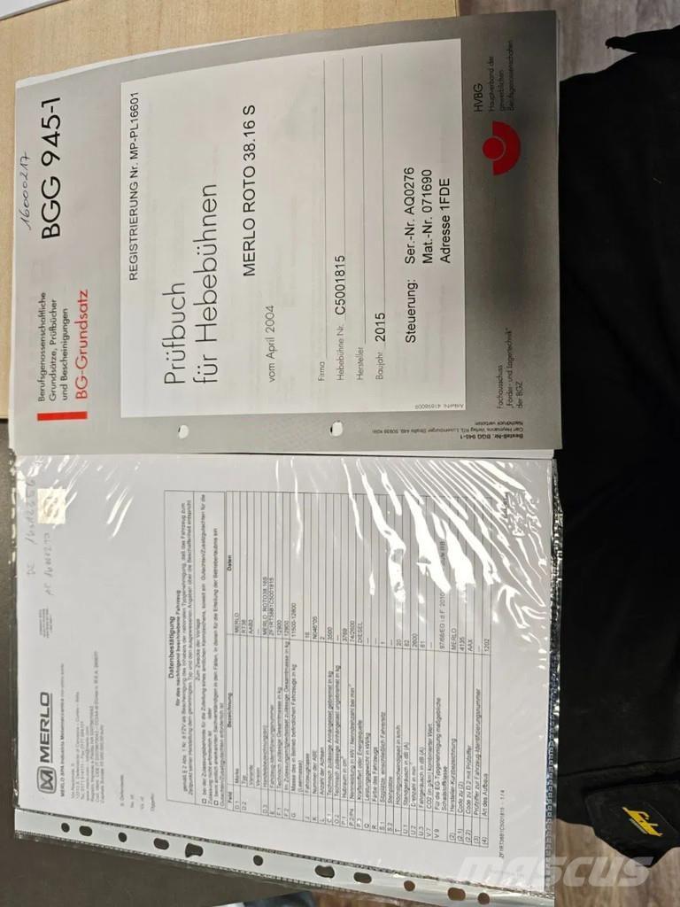 Merlo Roto 38.16S Teleskopiniai krautuvai