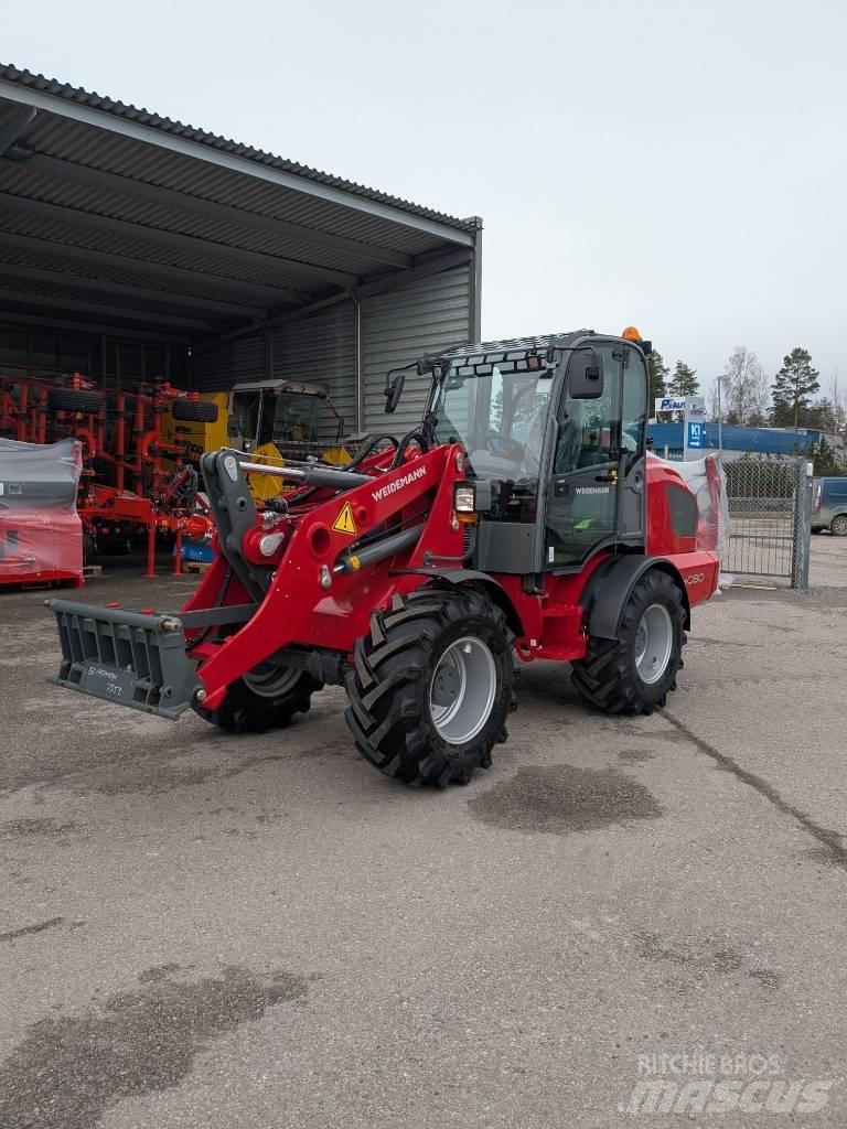 Weidemann 4080 Naudoti ratiniai krautuvai