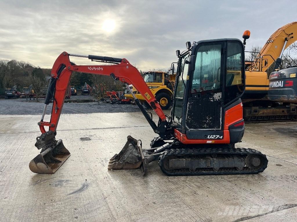 Kubota U 27-4 Mini ekskavatoriai < 7 t