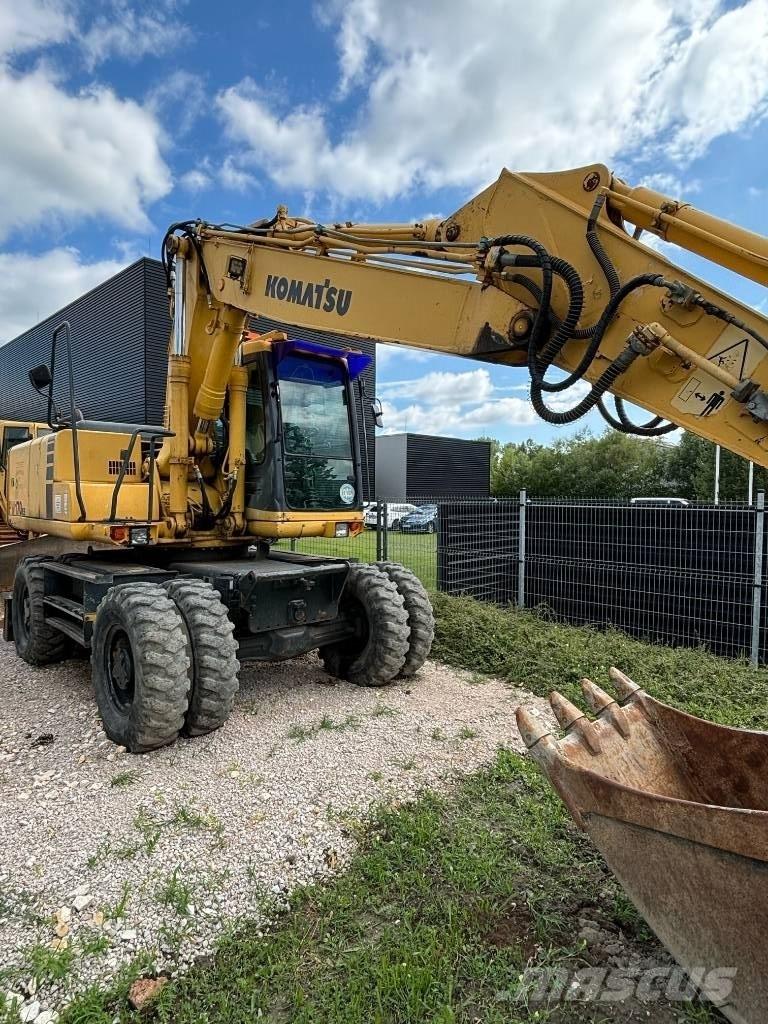 Komatsu PW 170 ES-6K Ratiniai ekskavatoriai