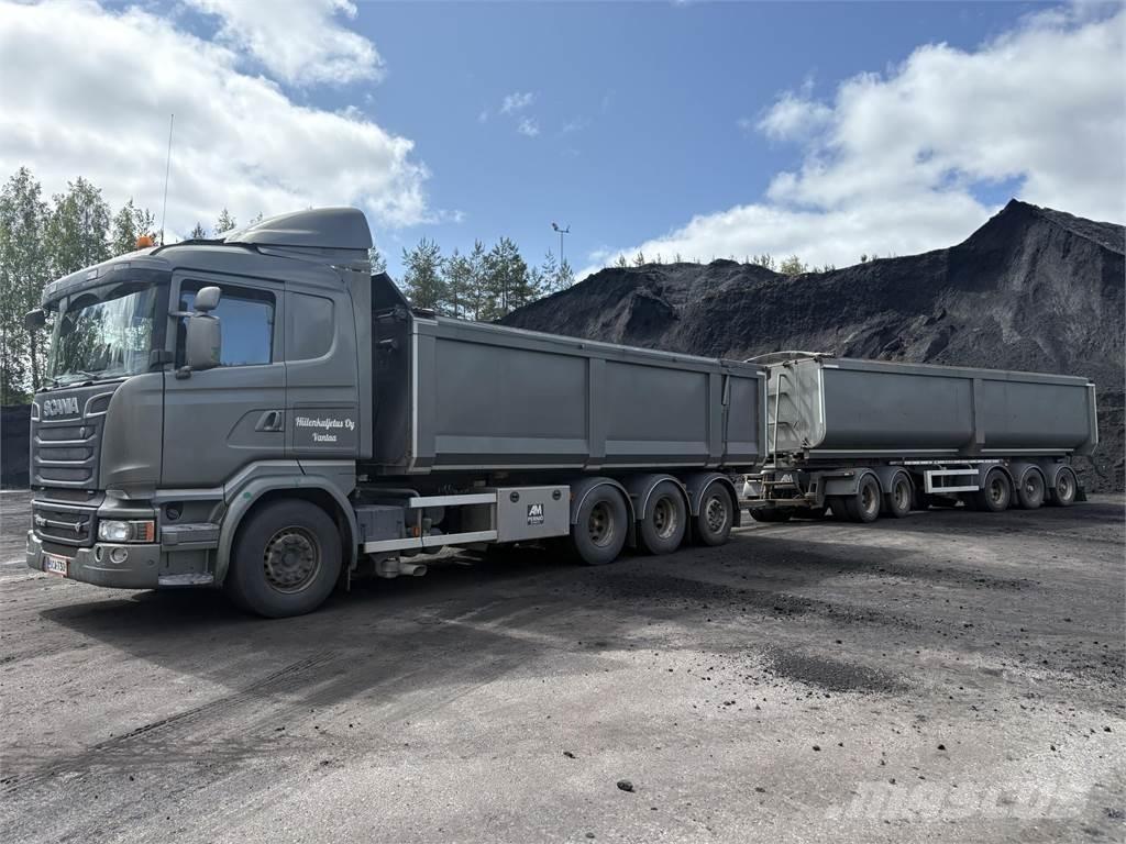 Scania R730 8X4 Savivarčių priekabų vilkikai