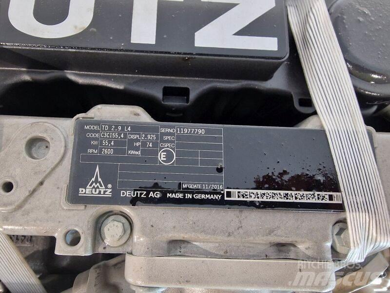 Deutz TD 2.9 L4 Varikliai