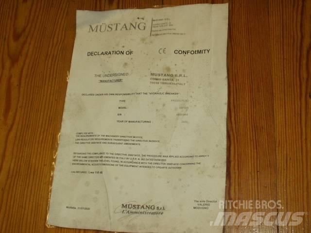 Mustang HM1300 Hidrauliniai kūjai / Trupintuvai