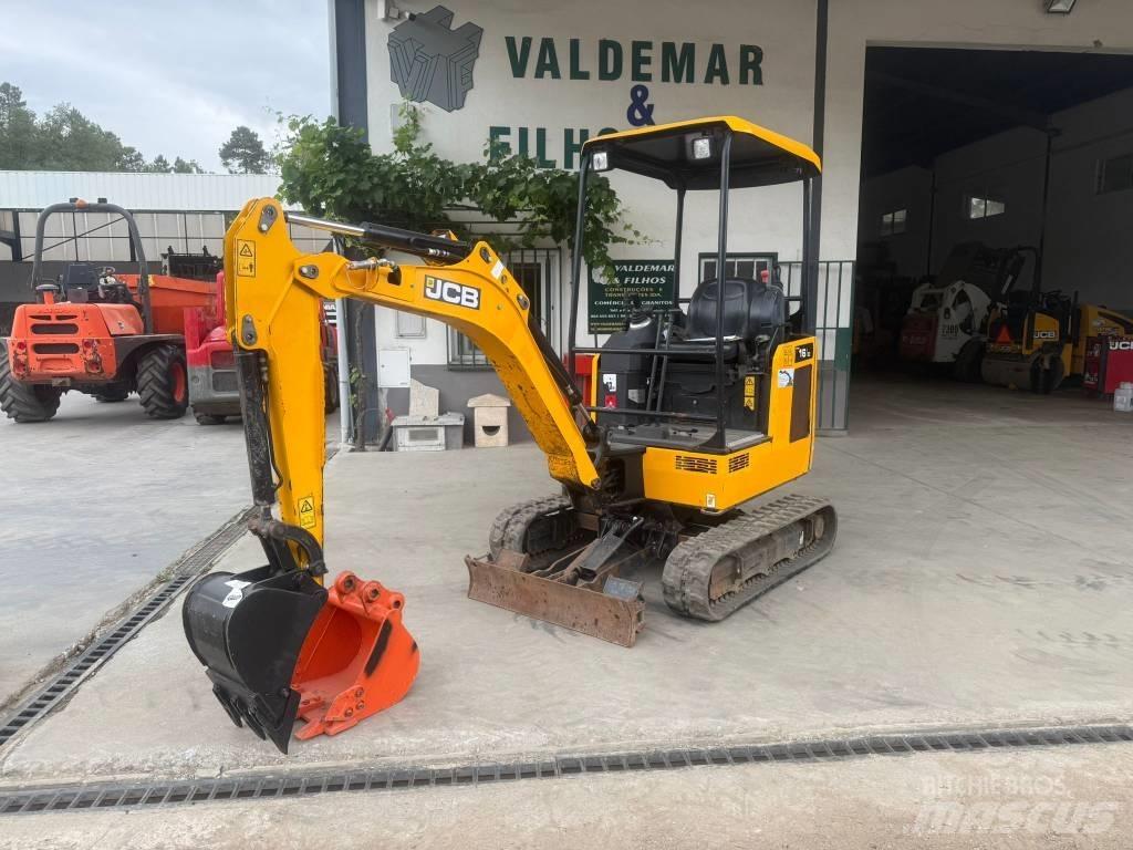 JCB 16 C-1, 904h Mini ekskavatoriai < 7 t