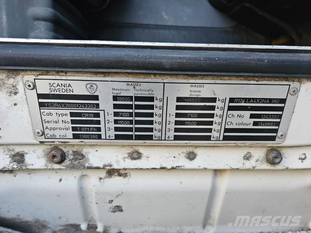 Scania 124 L 360 Naudoti vilkikai