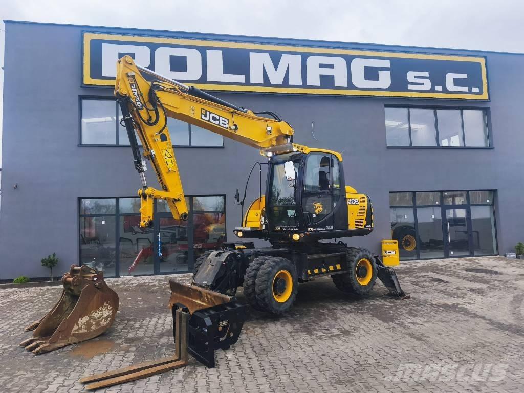 JCB JS 145 W Ratiniai ekskavatoriai