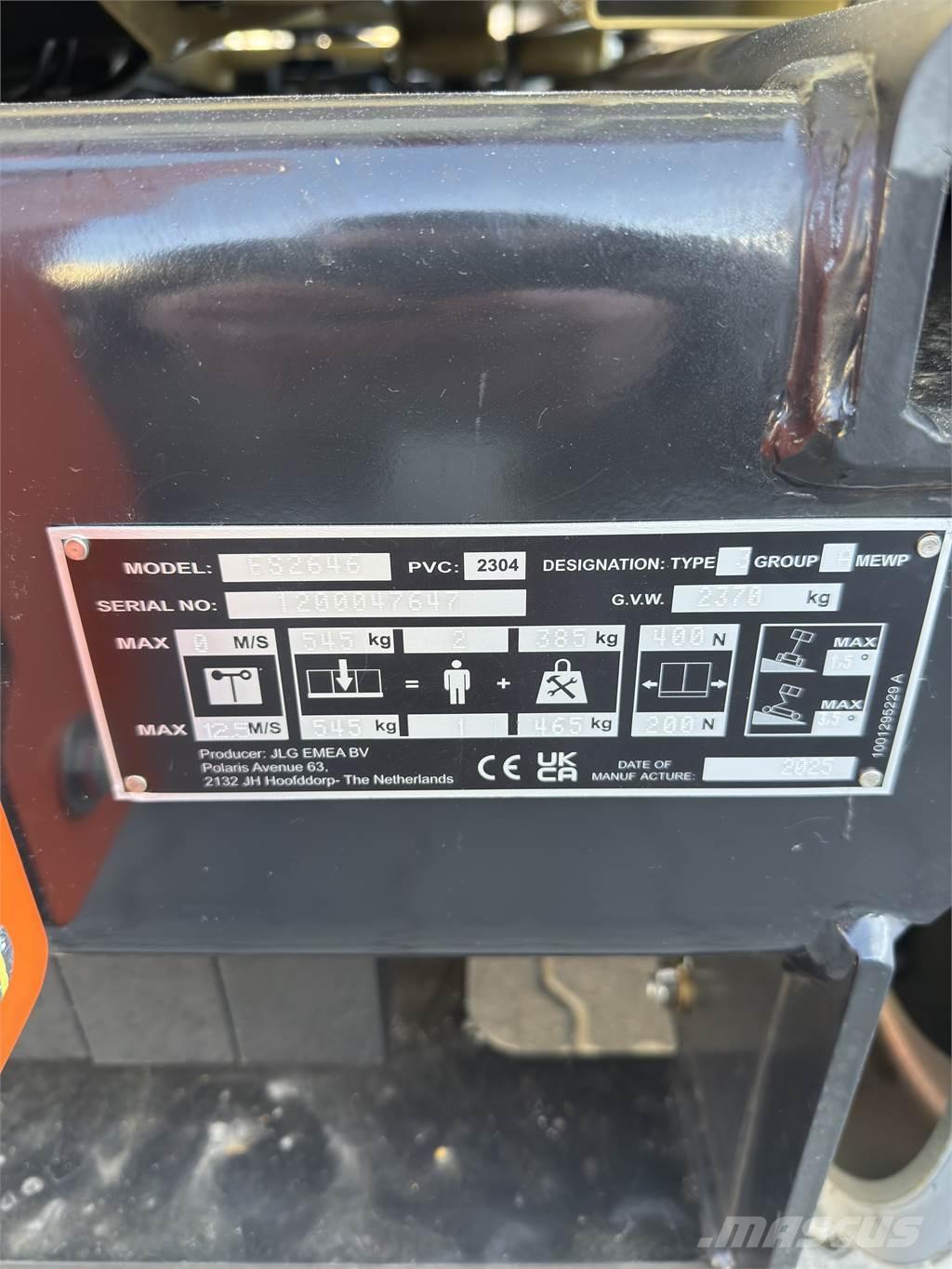 JLG ES2646 Žirkliniai keltuvai