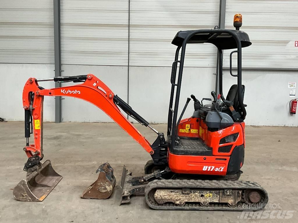Kubota U 17-3 A Mini ekskavatoriai < 7 t