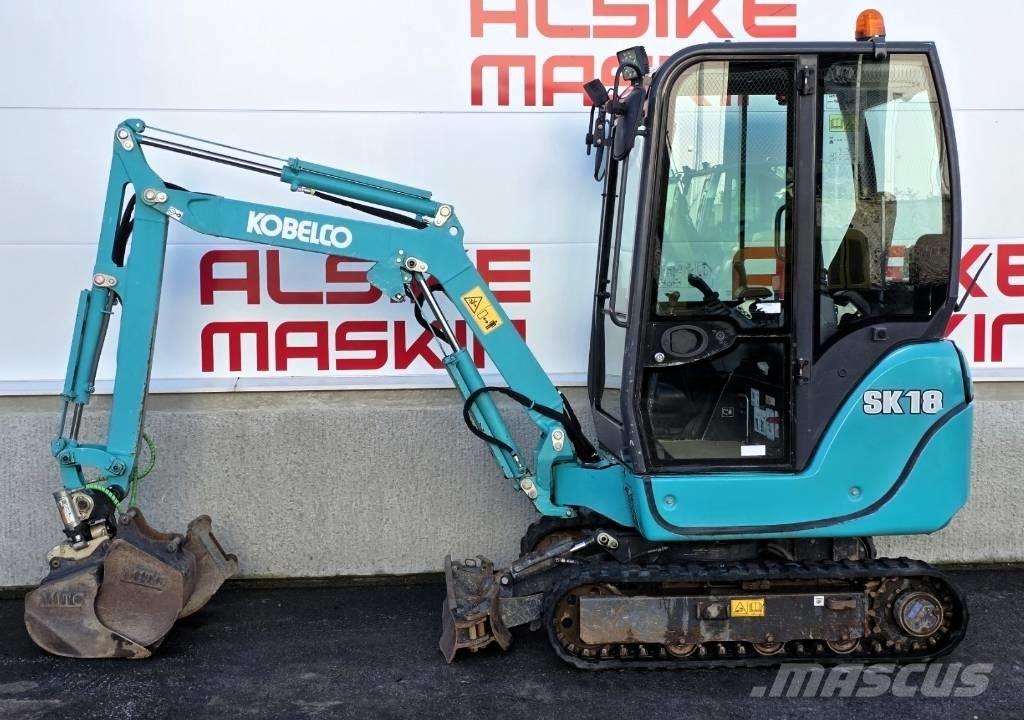 Kobelco SK 18 Mini ekskavatoriai < 7 t