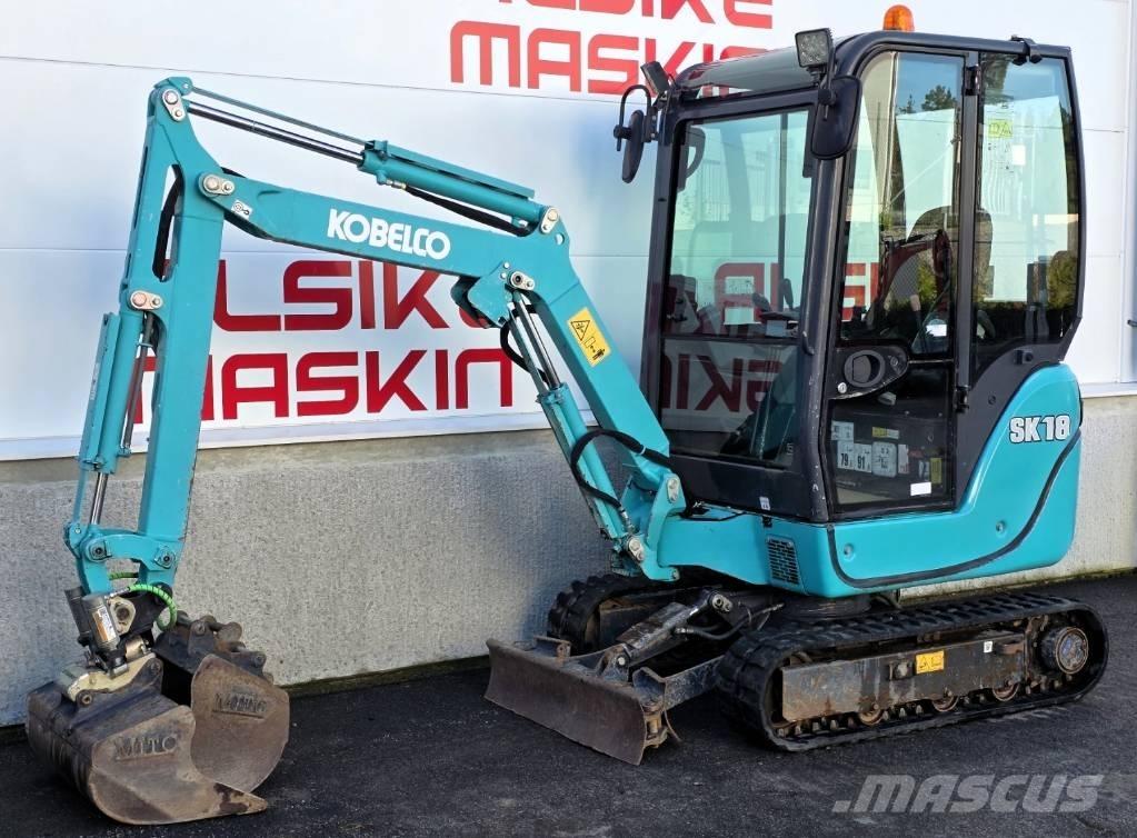 Kobelco SK 18 Mini ekskavatoriai < 7 t