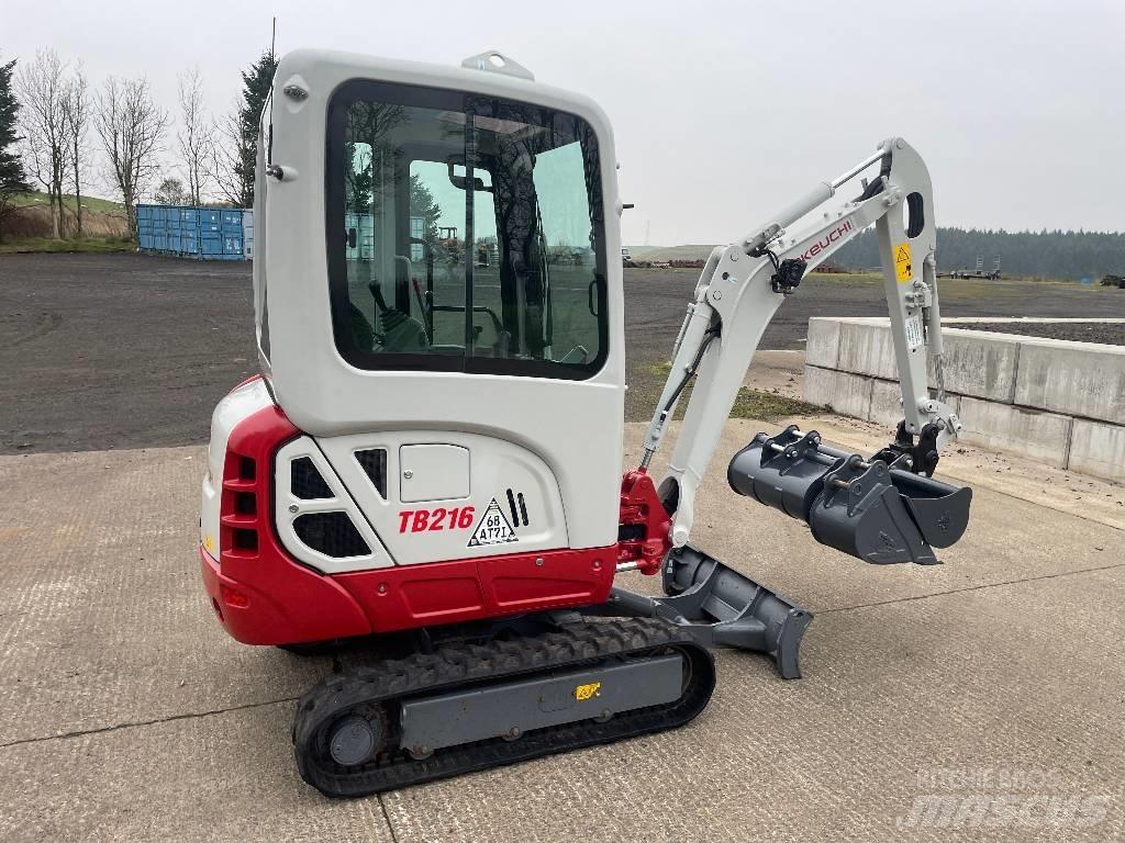 Takeuchi TB 216 Mini ekskavatoriai < 7 t