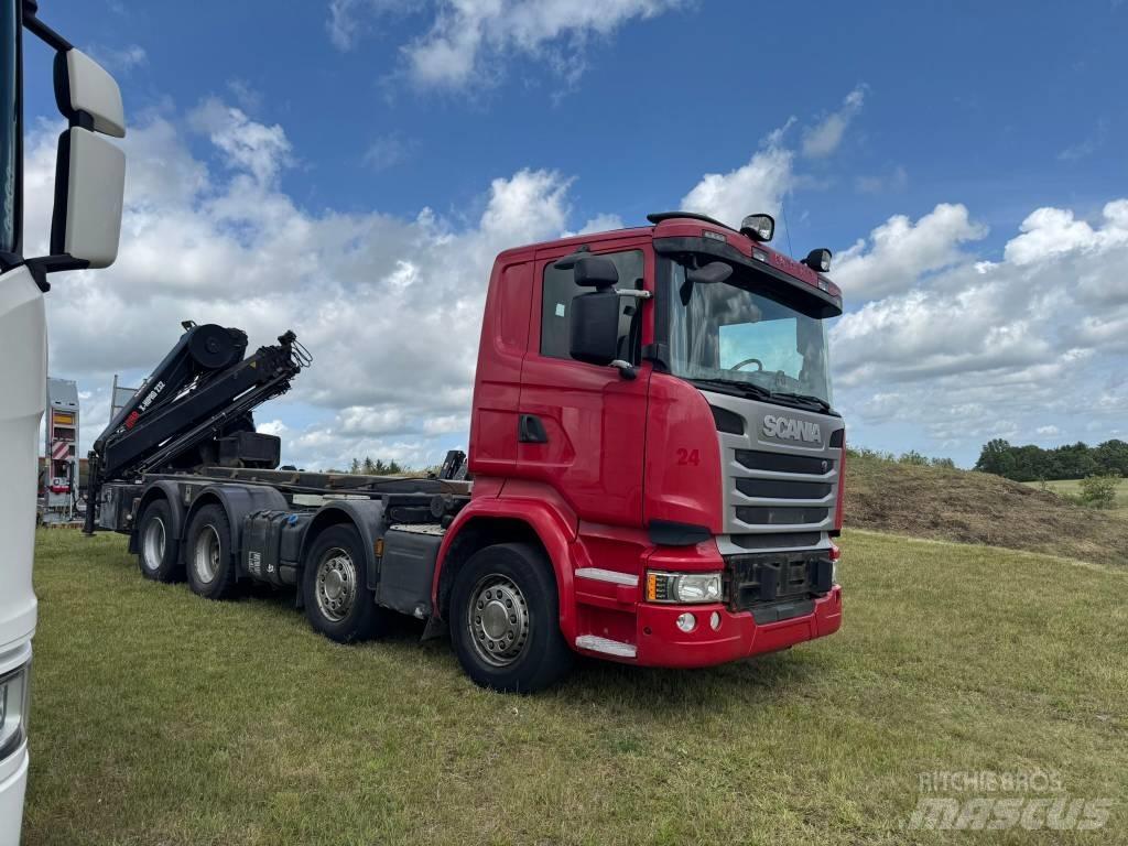 Scania R 490 Automobiliniai kranai