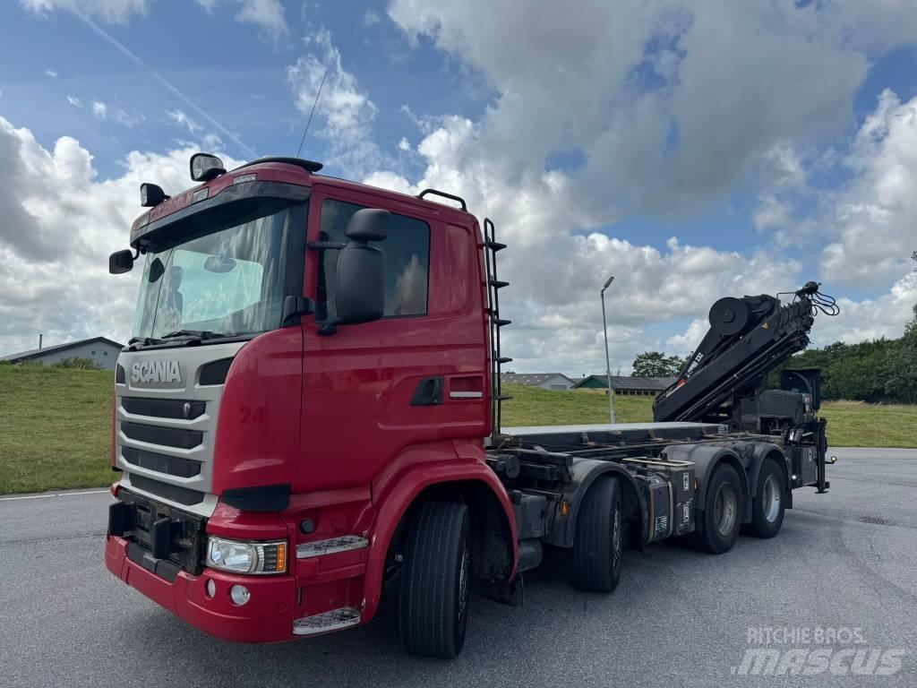 Scania R 490 Automobiliniai kranai