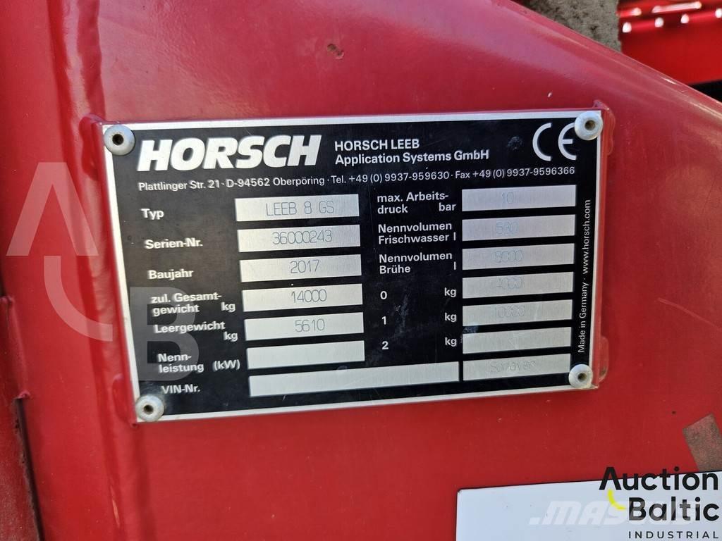 Horsch Leeb 8 GS Prikabinami purkštuvai