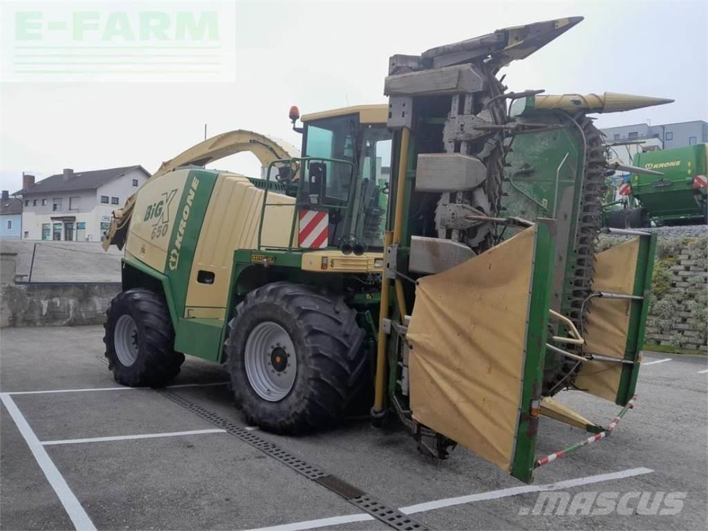 Krone big x 650 Pašarų ruošimo technika