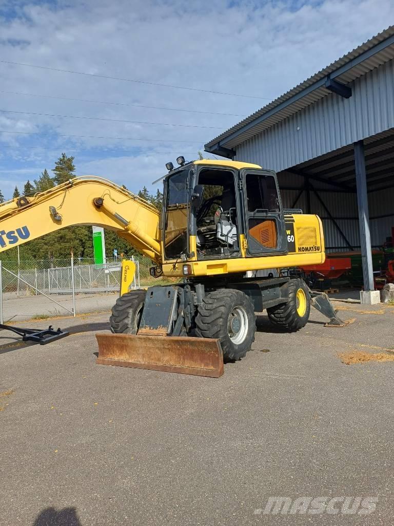 Komatsu PW 160-7-4x4 Ratiniai ekskavatoriai