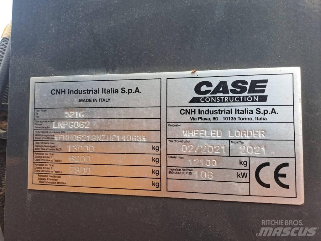 CASE 521 G XR Naudoti ratiniai krautuvai