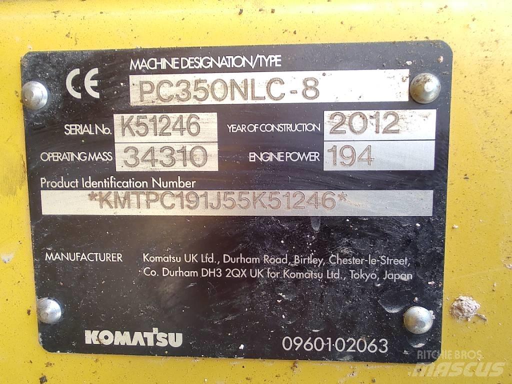 Komatsu PC 350 Vikšriniai ekskavatoriai