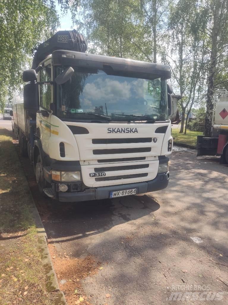 Scania P310 Automobiliniai kranai