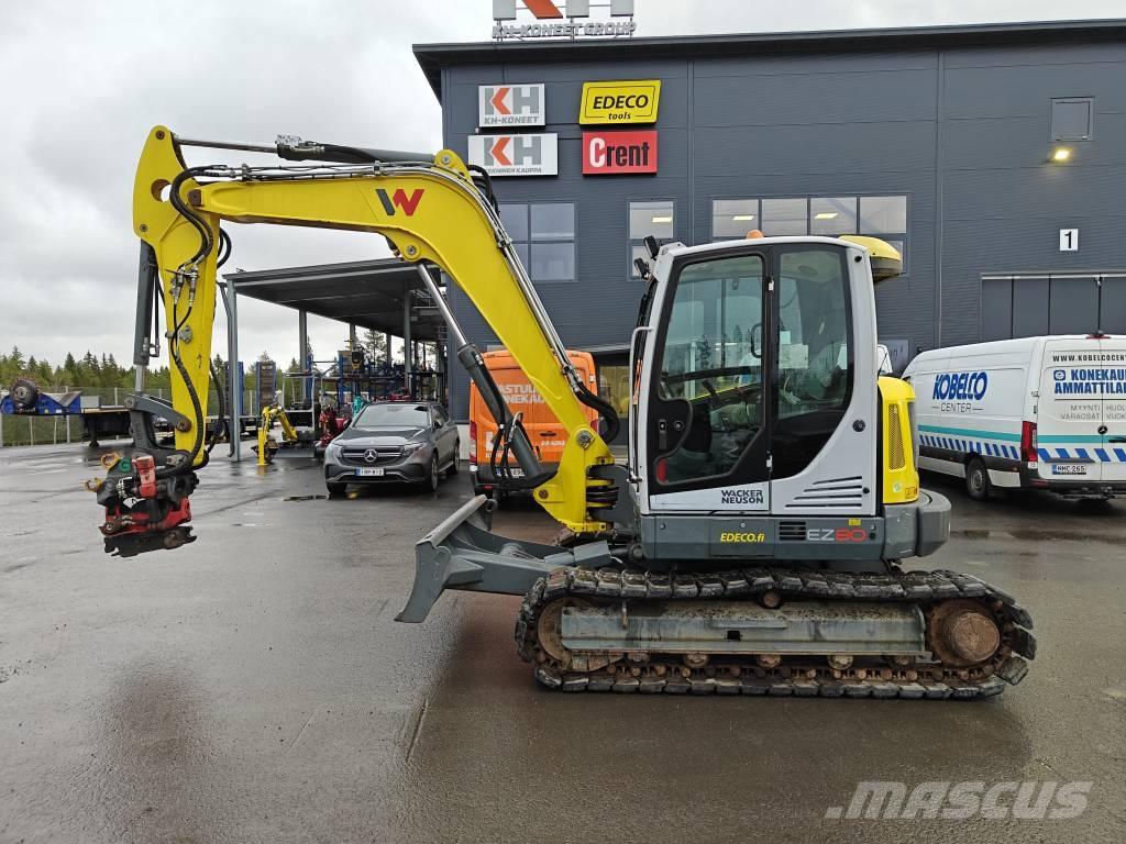 Wacker Neuson EZ80 Vidutinės galios ekskavatoriai 7-12 t